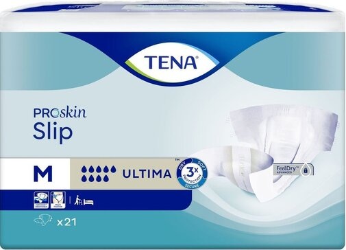 Tena proskin slip ultima подгузники р.m n21 в интернет-аптеке Пермфармация