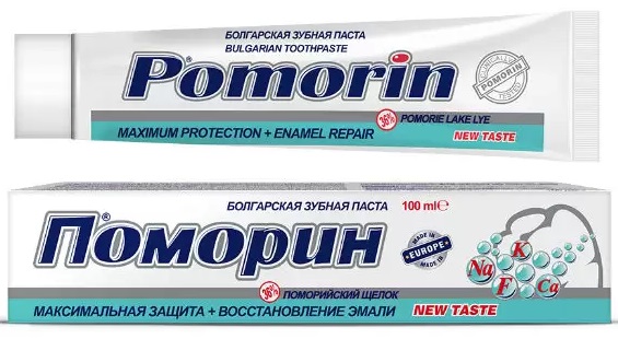 Поморин зубная паста Максимальная защита+Восстановление эмали, 100 мл в интернет-аптеке Пермфармация