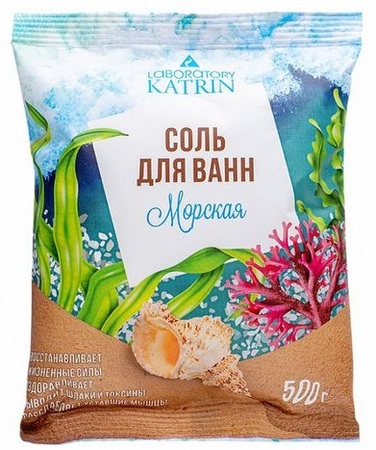 Лаборатория катрин соль для ванн морская 500г пак. в интернет-аптеке Пермфармация