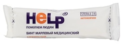 Help бинт марл.стер. 7мх14см инд.уп.