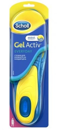 Scholl gelactiv стельки женские на каждый день для комфорта в интернет-аптеке Пермфармация