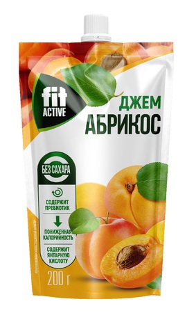 Fit active джем на стевии 200г абрикос фитпарад в интернет-аптеке Пермфармация