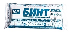 Ньюфарм бинт марл. н/стер. 7мх10см n1