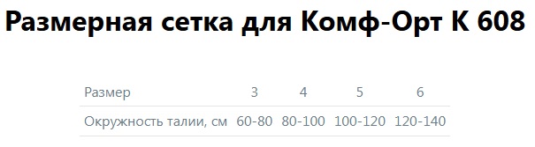 Атлетика комф-орт пояс поддерживающий с упругими пластинами р.4 к608 в интернет-аптеке Пермфармация