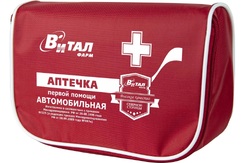 Виталфарм аптечка автомобильная первой помощи тип 14/2 арт.8885 текстиль дорожная медицина