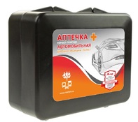 Виталфарм аптечка автомобильная первой помощи тип 02 ф.38 арт.50346 футл.пластик дорожная медицина