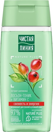 Чистая линия лосьон-тоник для лица витаминный 100мл акция в интернет-аптеке Пермфармация