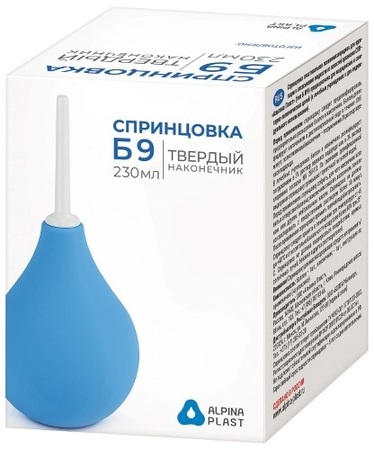 Альпина пласт спринцовка пвх 224мл р.9 тип б в интернет-аптеке Пермфармация