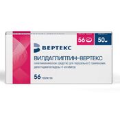 Вилдаглиптин-вертекс таб 50мг n56