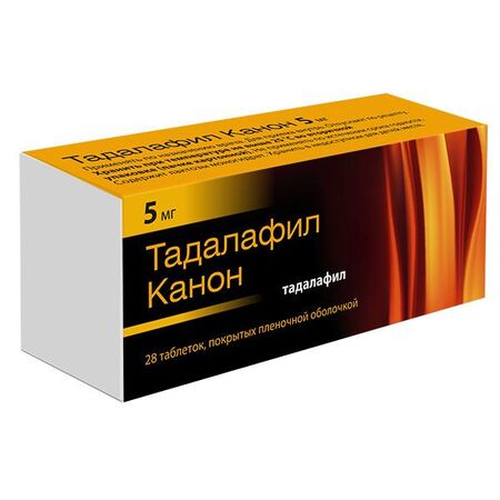 тадалафил канон таб п/об пленочной 5мг n28 в интернет-аптеке Пермфармация