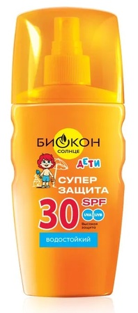 Биокон солнце крем детский для безопасного загара 160мл spf30 в интернет-аптеке Пермфармация