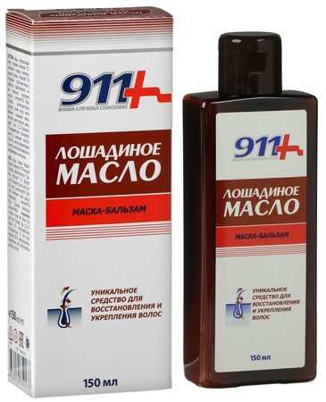 911 лошадиное масло маска-бальзам 150мл для всех типов волос твинс тэк ваша служба спасения в интернет-аптеке Пермфармация