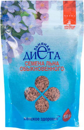 Женское здоровье семена льна обыкновенного 100г биокор бад в интернет-аптеке Пермфармация