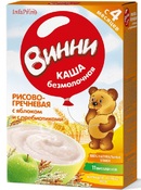 Винни каша безмолочная рисово-гречневая 200г с яблоком