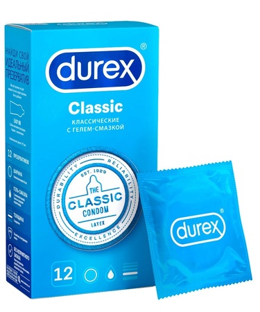Durex презервативы классик n12 в интернет-аптеке Пермфармация