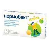 Нормобакт Джуниор, таблетки, 20 шт.