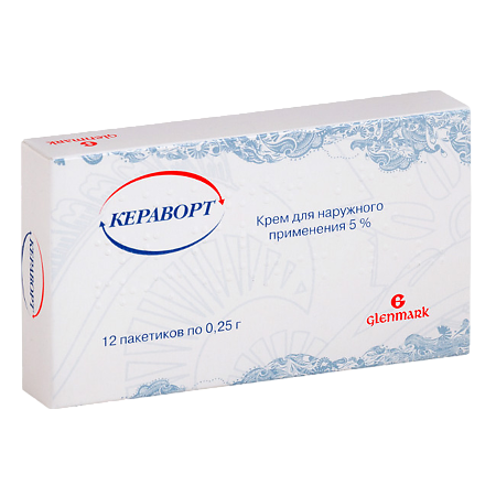 Кераворт крем наружн. 5% 250мг пак. n12 в интернет-аптеке Пермфармация