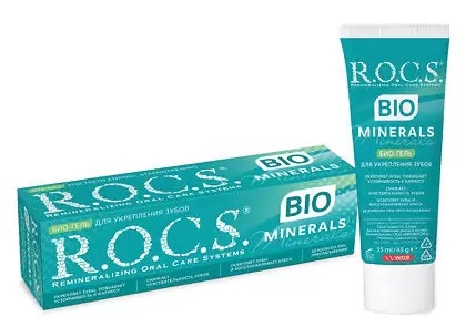 R.o.c.s minerals bio гель для укрепления зубов 45г в интернет-аптеке Пермфармация