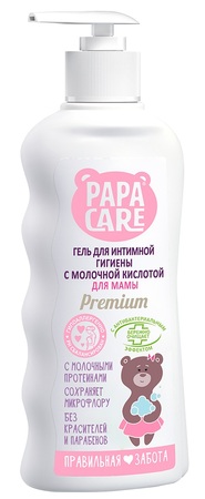 papa care гель для интимной гигиены 250мл с молочной кислотой в интернет-аптеке Пермфармация