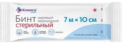 Клинса бинт марл. стер. высокой плотности 10х700см