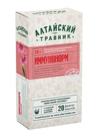 Алтайский травник фиточай иммунонорм 1.5г ф/пак n20 в интернет-аптеке Пермфармация